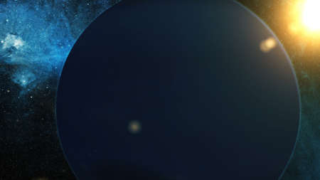 Realistic Planet Neptune from space