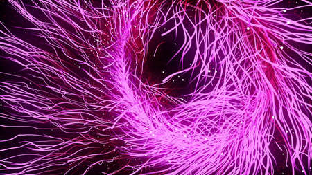 Streaks of multicolor Light Backgroundの写真素材