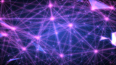 sci-fi technology background 3D renderingの写真素材