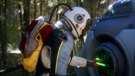 An astronaut on an alien planet tries to establish communication with home by drone. The concept of...