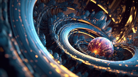 a spiraling.の素材