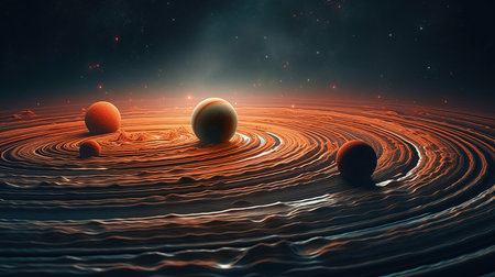planets in a planet.の素材