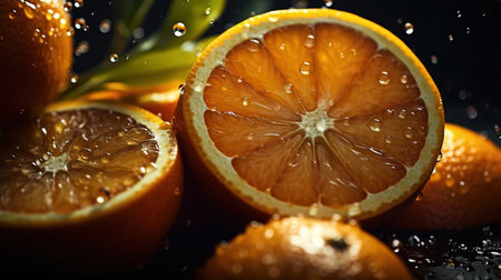 a close up of a fruit.の素材
