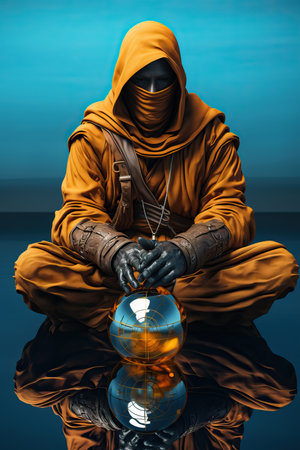 a person in a garmentの素材