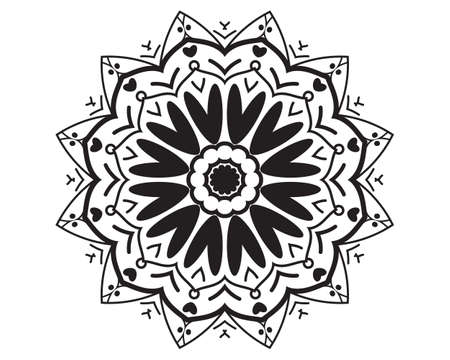 Mandala Design Pattern
This Beautiful Design can be used for many purposes.
1. Book Cover
2. Coloring Pages
3. Book Interior Design
4. Background
5. More..のイラスト素材