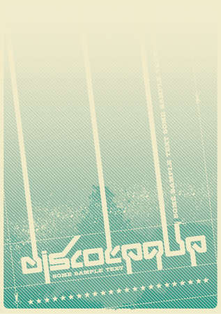 Music Event Poster Templateのイラスト素材