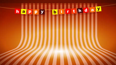 Happy Birthday Backgroundのイラスト素材