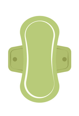 Concept Bath accessories zero waste pads. Presenting a stylish flat vector illustration designed for web use. Vector illustration.のイラスト素材