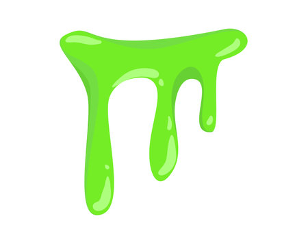 Concept Slime spot liquid. The flat, vector style of this green slime spot illustration makes it easily adaptable to a variety of projects. Vector illustration.のイラスト素材