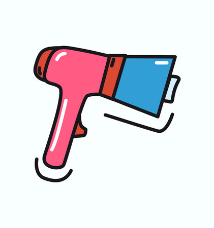 Business element of colorful sticker set. This business-themed illustration with a colorful design of a megaphone showcase the power of effective communication strategies. Vector illustration.のイラスト素材
