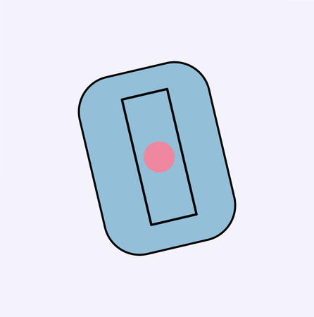 School element of colorful set. A pencil sharpener takes center stage in this whimsical design, symbolizing new beginnings and possibilities. Vector illustration.のイラスト素材