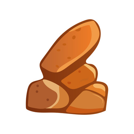 Stones of colorful set. This illustration presents a beautifully designed composition of stones, carefully arranged against a pristine white background. Vector illustration.のイラスト素材