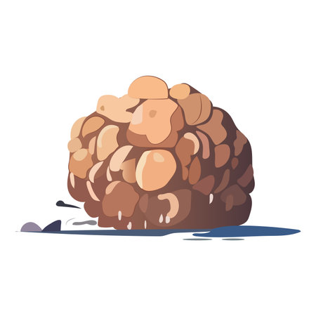 Volcano of colorful set. An artful illustration of a volcanic eruption, skillfully blend smoke clouds to create a visually striking image on a blank white canvas. Vector illustration.のイラスト素材