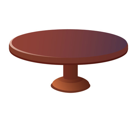 Antique furniture of colorful set. This illustration depict the elegance of an old-fashioned table through a blend of traditional design and whimsical cartoon motifs. Vector illustration.のイラスト素材