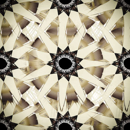 Flower shaped seamless pattern design