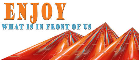 Enjoy what is in front of us