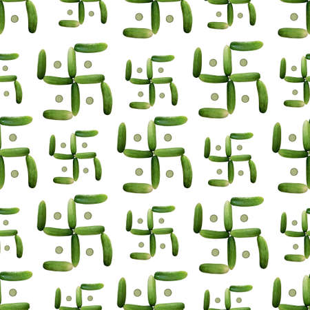 swastik seamless pattern design workの写真素材