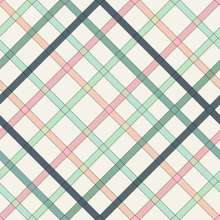 colorful cross grid striped pattern design