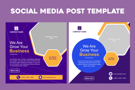 Social Media Template Design for Youのイラスト素材