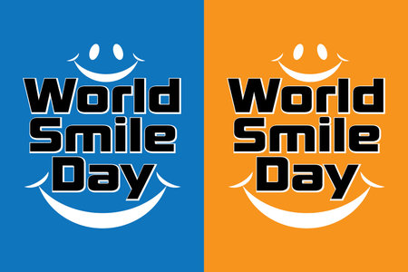 World Smile Day Vector Design for Youのイラスト素材