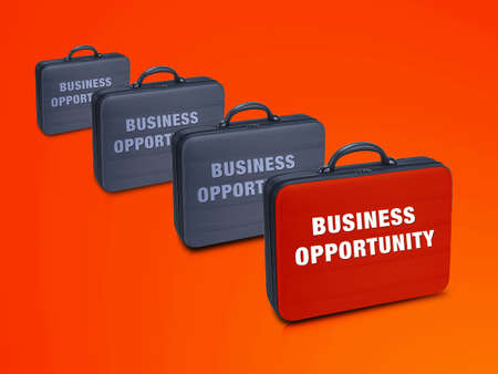 Business  case write on it  Business Opprtunityの写真素材