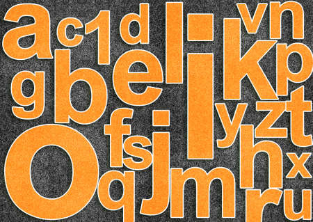 Abstract alphabet image with letter mix の写真素材