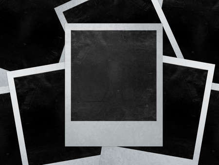  instant photo with black area with room to add image .