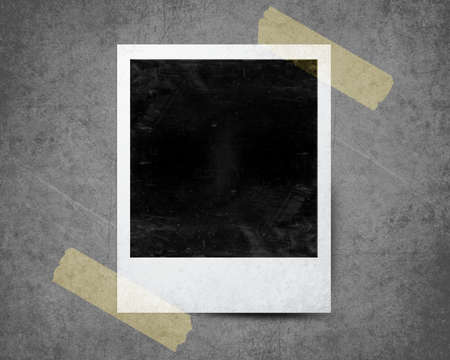  instant photo with black area with room to add image .の写真素材