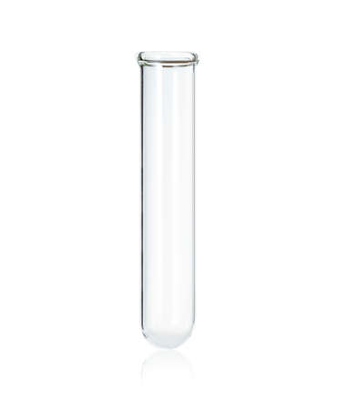 empty laboratory test tubes isolated on white background empty laboratory test tubes isolated on white background