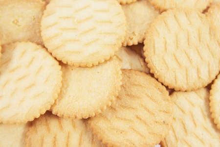 Biscuits isolated on white background