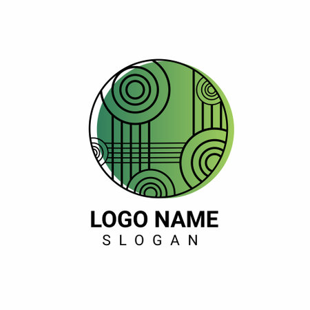 Geometric Logo With Line Artsのイラスト素材