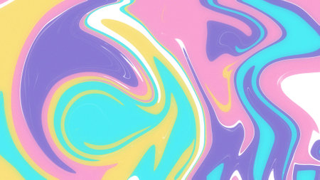 Marbled blue and pink abstract background. Liquid marble pattern. Vector illustration.の写真素材