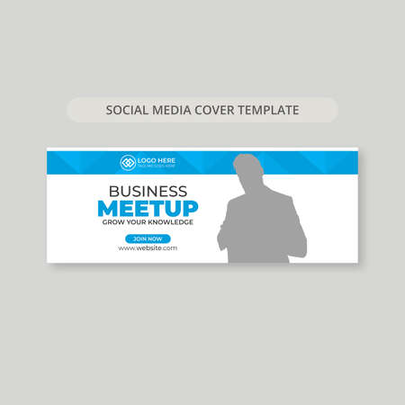Social media cover banner template layoutのイラスト素材