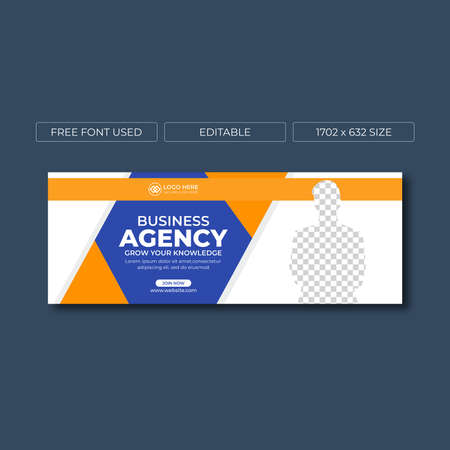 Creative and Modern Social media post template design. Corporate and business social media post banner.のイラスト素材