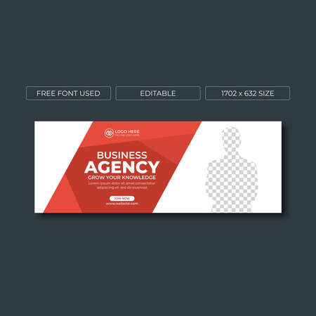 Creative and Modern Social media post template design. Corporate and business social media post banner.のイラスト素材