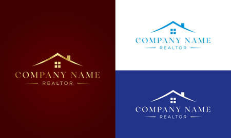 Building and Construction real estate logo designのイラスト素材