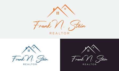 Building and Construction real estate logo designのイラスト素材