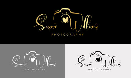 Camera photography logo icon vector templateのイラスト素材
