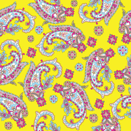 paisley pattern backgroundのイラスト素材
