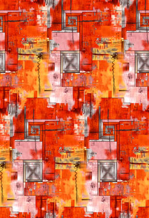 Abstract Art Painting Imageの写真素材