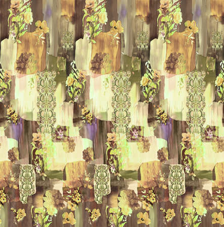 flower with Abstract backgroundの写真素材