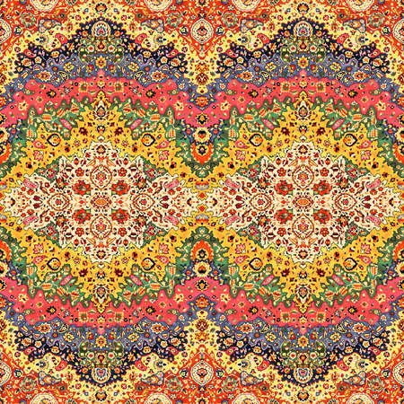 floral pattern with paisleyの写真素材