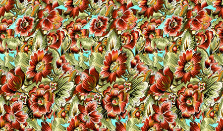 flower pattern with backgroundの写真素材