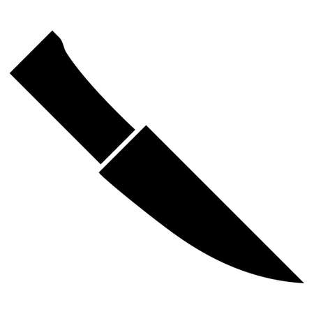 Knife raster pictograph. a flat isolated illustration on a white background.の写真素材