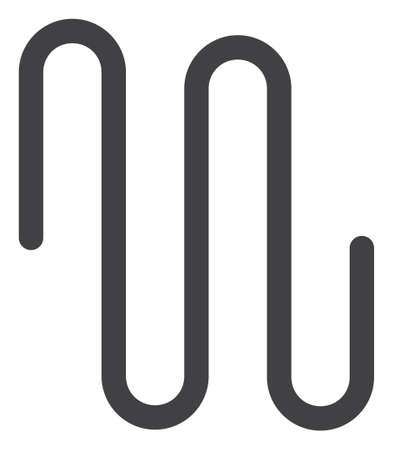 Pipe icon on a white background. Isolated pipe symbol with flat style.の写真素材