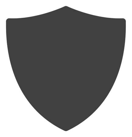 Protection shiled icon on a white background. Isolated protection shiled symbol with flat style.の写真素材