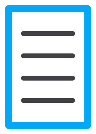 Text page v2 icon on a white background. Isolated text page v2 symbol with flat style.の写真素材