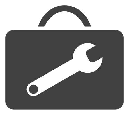 Service toolkit icon on a white background. Isolated service toolkit symbol with flat style.の写真素材