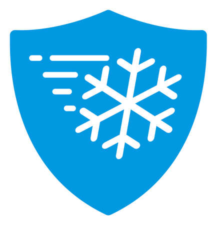 Frost protection icon on a white background. Isolated frost protection symbol with flat style.の写真素材