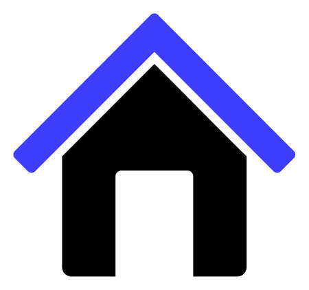 Home icon on a white background. Isolated home symbol with flat style.の写真素材